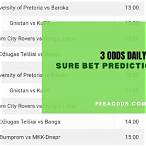 sure bet football prediction today